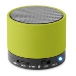 Coluna de som bluetooth circular colorido personalizado Soul cor verde-lima