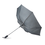 Guarda-chuva corporativo 21'' para empresas cor cinzento quarta vista