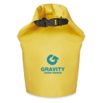 Saco a tiracolo impermeável em PVC com capacidade de 10L Bayside XL cor amarelo segunda vista principal