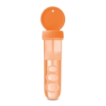 Tubo de bolas de sabão para personalizar cor cor-de-laranja terceira vista