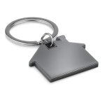 Porta-chaves de merchandising em forma de casa cor preto