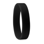 Pulseiras de silicone personalizadas entrega 68 dias Regular Express cor preto