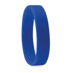 Pulseira de silicone personalizada cor azul