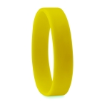 Pulseiras de silicone personalizadas entrega 68 dias Regular Express cor amarelo