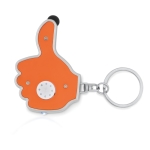 Porta-chaves multifunções em forma de mão cor cor-de-laranja segunda vista