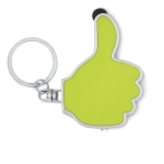 Porta-chaves multifunções em forma de mão cor verde-lima
