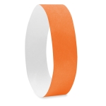 Pulseiras Tyvek personalizadas de 19 mm cor cor-de-laranja