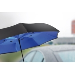 Guarda-chuva reversível de 23'' cor azul real segunda vista conjunto