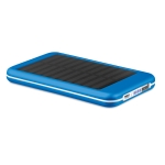 Bateria externa promocional solar 4.000 mAh Powercard Solarcharge cor azul real