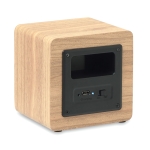 Coluna Bluetooth Eco Mini cor madeira quarta vista