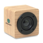 Coluna Bluetooth Eco Mini cor madeira vista principal