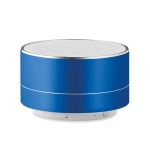 Coluna de som bluetooth elegante para publicidade de alumínio AluSound cor azul real