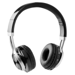 Auriculares over-ear bluetooth 4.2 modernos com logotipo impresso Jazz cor preto