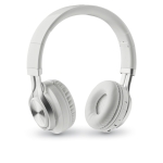 Auriculares over-ear bluetooth 4.2 modernos com logotipo impresso Jazz cor branco vista principal