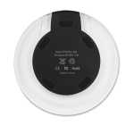 Base de carregamento móvel sem fio com indicador de luz LED LightPad cor preto segunda vista