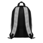 Mochila promocional antirroubo de poliéster 600D SaveTrip cor cinzento terceira vista