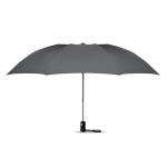 Elegante guarda-chuva dobrável e resistente ao vento ø102 Hurricane cor cinzento