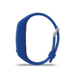 Pulseira desportiva promocional para oferecer em eventos de Crossfit cor azul real segunda vista