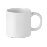 Caneca pequena para impressão a cor bem garrida de 200ml Sublim Mini cor branco