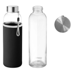 Garrafas de vidro com manga de neoprene 500ml Downtown