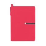 Completo set de caderno promocional A5 cor vermelho