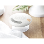 Coluna de som bluetooth para o banho com ventosa à prova de água Spritz cor branco segunda vista conjunto 2