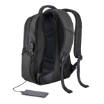 Mochila para portátil com porta USB e micro USB 17'' PowerTech cor preto terceira vista