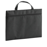 Bolsa para documentos barata em non-woven 80 g/m2 Budget cor preto