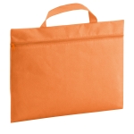 Bolsa para documentos barata em non-woven 80 g/m2 Budget cor cor-de-laranja