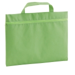 Bolsa para documentos barata em non-woven 80 g/m2 Budget cor verde-claro