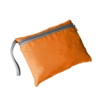 Mochilas dobráveis com ripstop e bolso frontal Basic Fold cor cor-de-laranja terceira vista