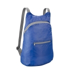 Mochilas dobráveis com ripstop e bolso frontal Basic Fold cor azul real