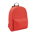 Mochila com três áreas de impressão cor vermelho