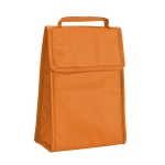 Saco térmico dobrável de non-woven com fecho em velcro 80 g/m2 Break cor cor-de-laranja