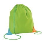 Saco-mochila personalizado para criança non-woven 80 g/m² KidsTrend cor verde-claro