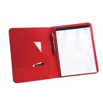 Porta-documentos elegante imitação de pele para eventos A4 Colors cor vermelho terceira vista