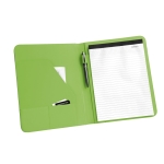 Porta-documentos elegante imitação de pele para eventos A4 Colors cor verde-claro terceira vista