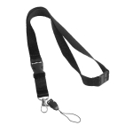 Lanyard com fecho de segurança (2cm) cor preto