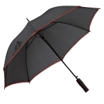 Guarda-chuva automático preto com rebordo colorido ø104 Rainstorm cor vermelho