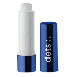 Bálsamo labial natural embalagem efeito metálico FPS 15 UVStick cor azul vista principal