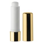 Bálsamo labial natural embalagem efeito metálico FPS 15 UVStick cor dourado