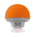 Coluna Bluetooth com ventosa cor cor-de-laranja