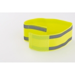 Bracelete desportiva de licra cor amarelo fluorescente segunda vista