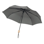 Guarda-chuva dobrável para empresas 21'' cor cinzento terceira vista