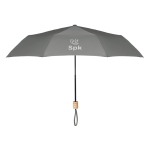 Guarda-chuva dobrável para empresas 21'' cor cinzento segunda vista principal