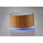 Colunas de som bluetooth personalizadas caixa de bambu Bamboo cor branco terceira vista