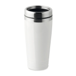 Caneca de viagem personalizada e com cor 400ml Alu Color cor branco