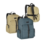 Mochilas de lona de algodão para PC de 15,6'' Knapsack varias cores