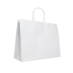 Saco kraft personalizado extra grande branco 100 g/m2 Retail XL cor branco