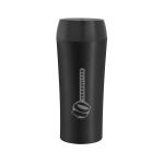 Caneca térmica com sistema anti-gotas e antiderrapante 470ml Urban cor preto imagem com logo 2